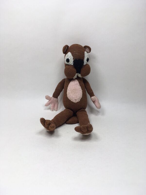 Biber stehend 38cm selten