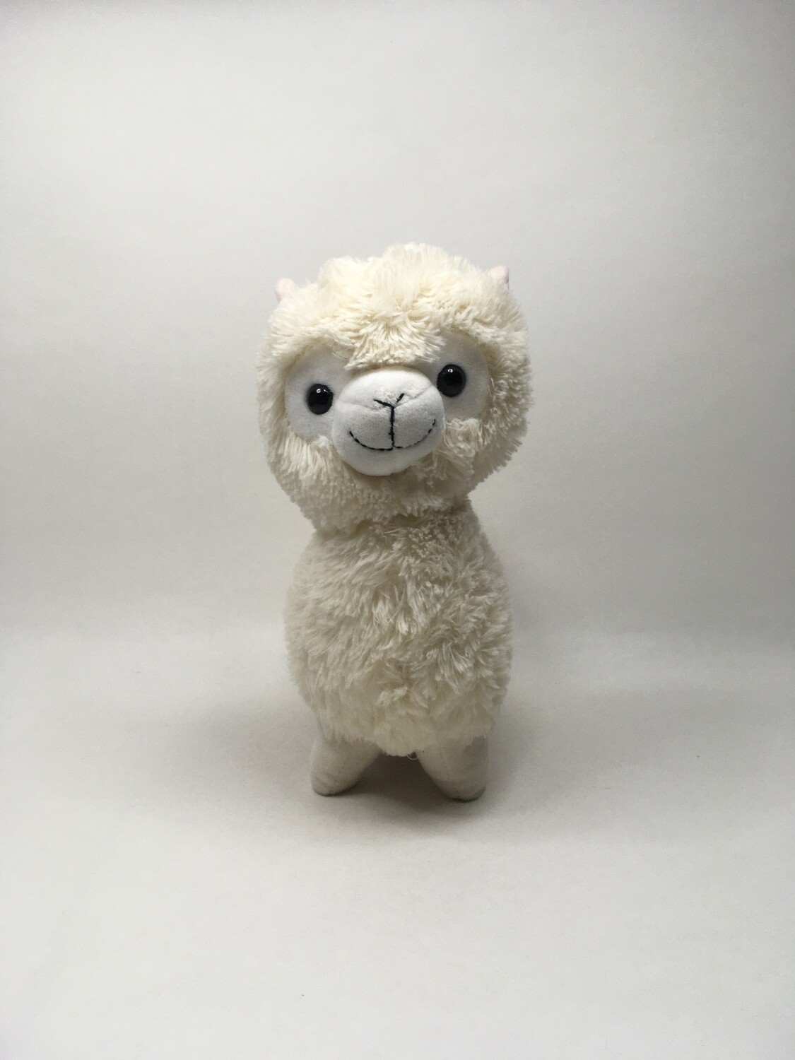 Lama mit Sattel stehend 35cm selten