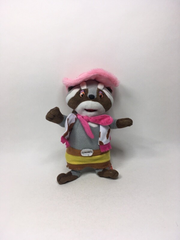 Waschbär Play by Play stehend 30cm selten