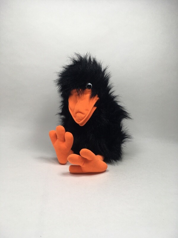 Rabe / Krähe Förster Stofftiere stehend 40cm ( beliebt )