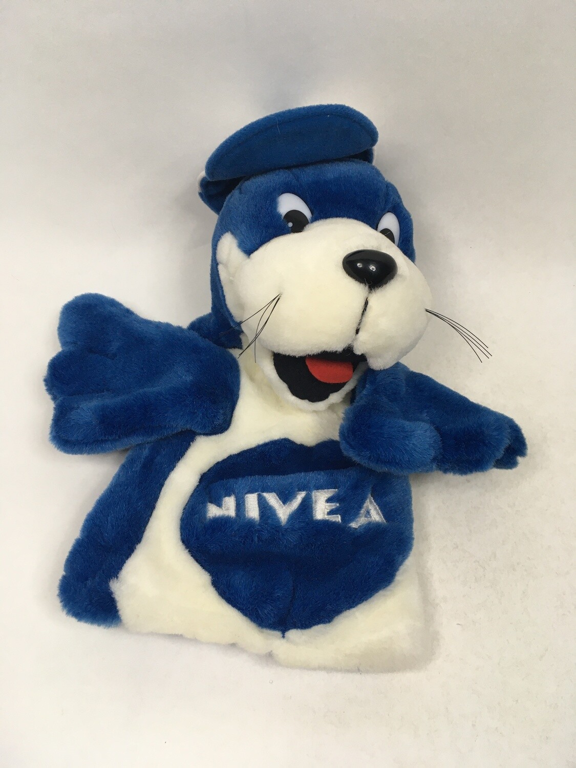 Robbe Nivea Handpuppe stehend 27cm Sammlerstück