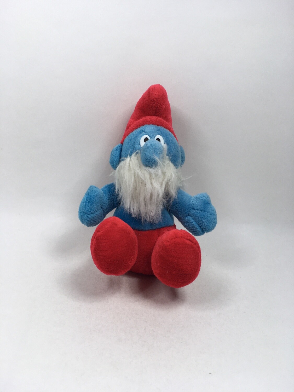 Die Schlümpfe Papa Schlumpf sitzend 28cm selten