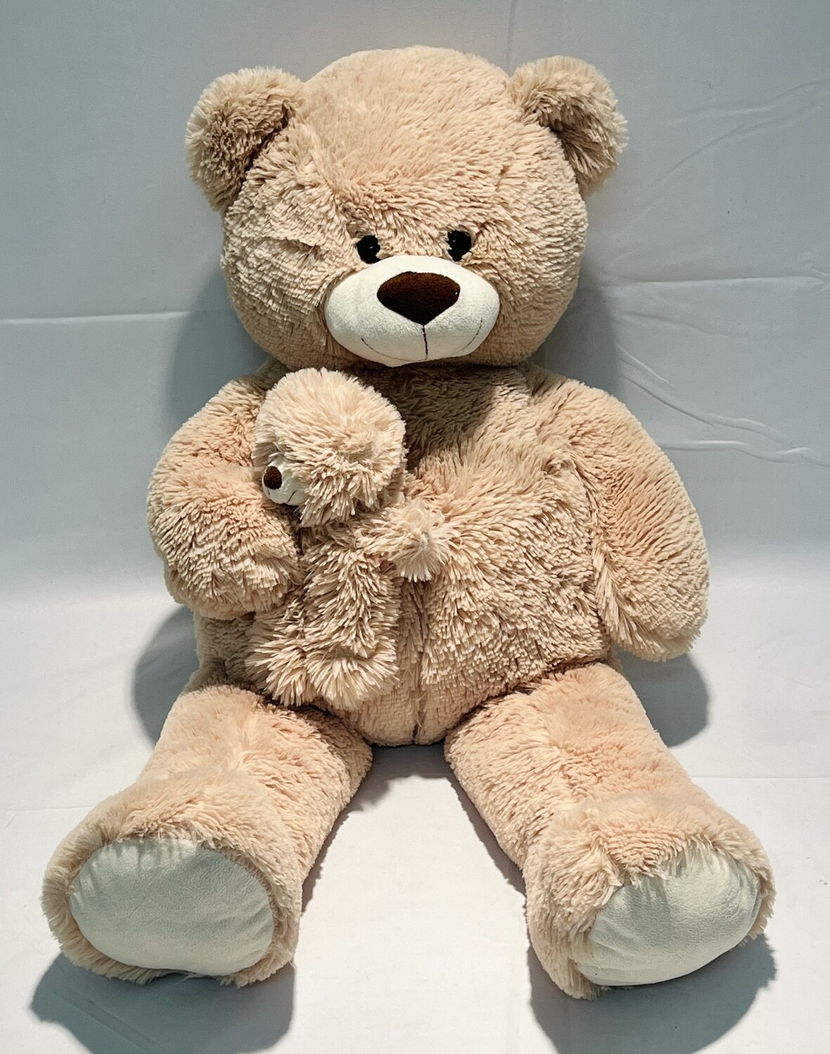 XXL Teddy mit Baby DAYCONOMY GmbH stehend 75 cm 0,7 kg sehr selten