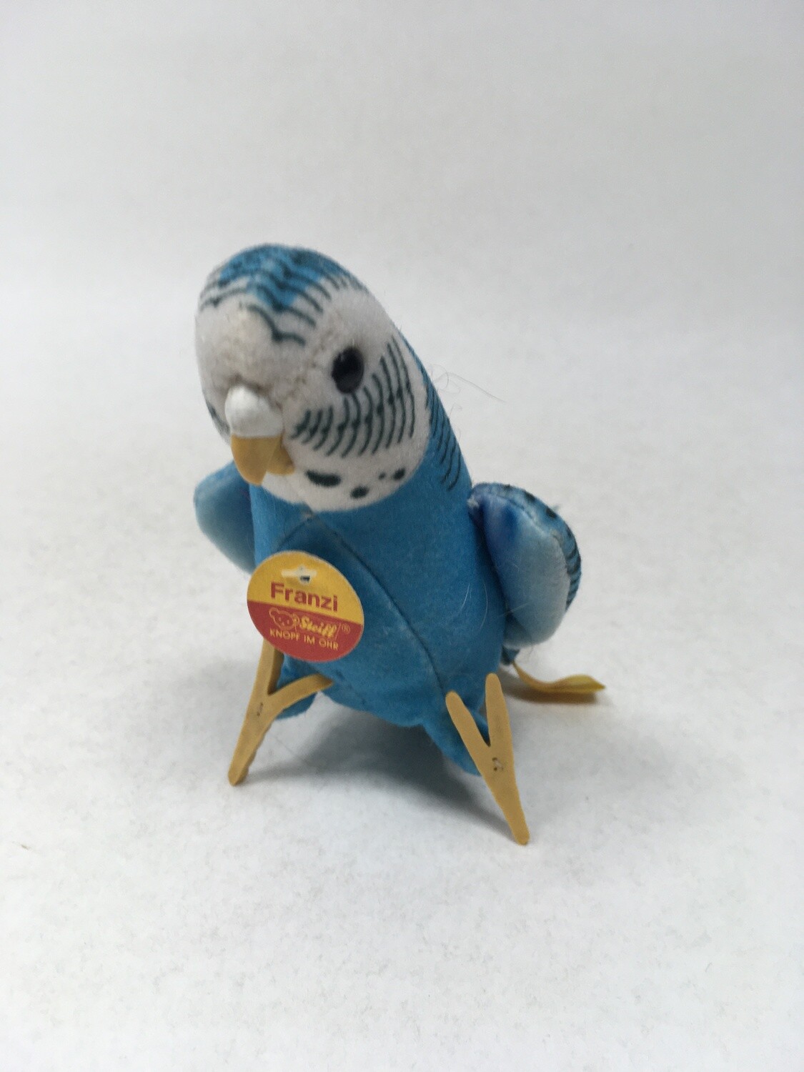 Steiff Wellensittich Franzi 2534/13 stehend 10cm Sammlerstück