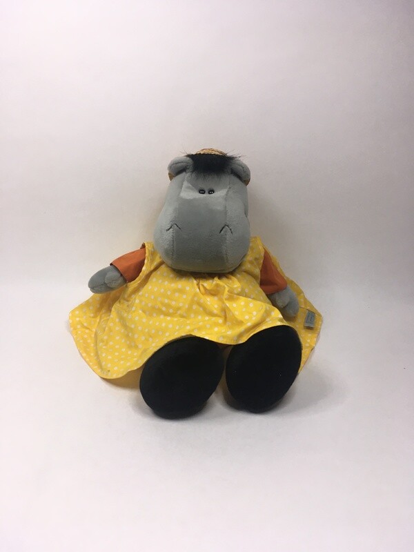 Nilpferd W.Steinbeck stehend 47cm selten