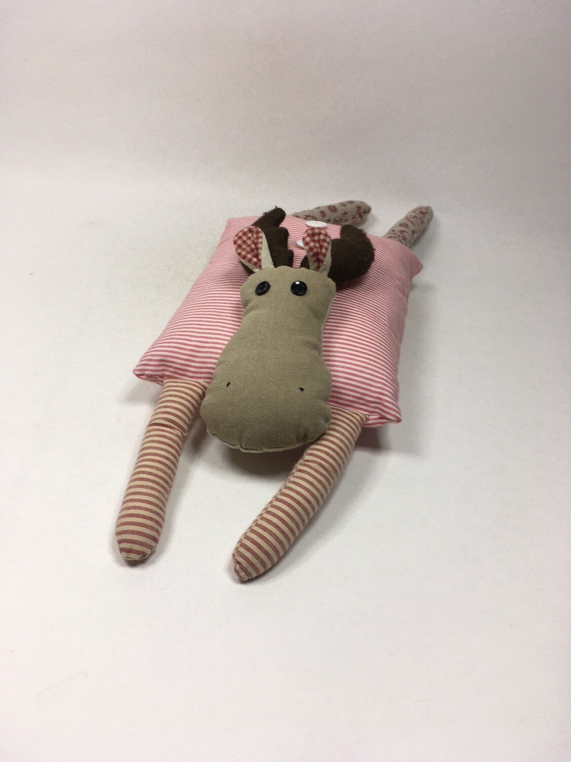 Hirsch handgemacht liegend 55cm Unikat &amp; Sammlerstück