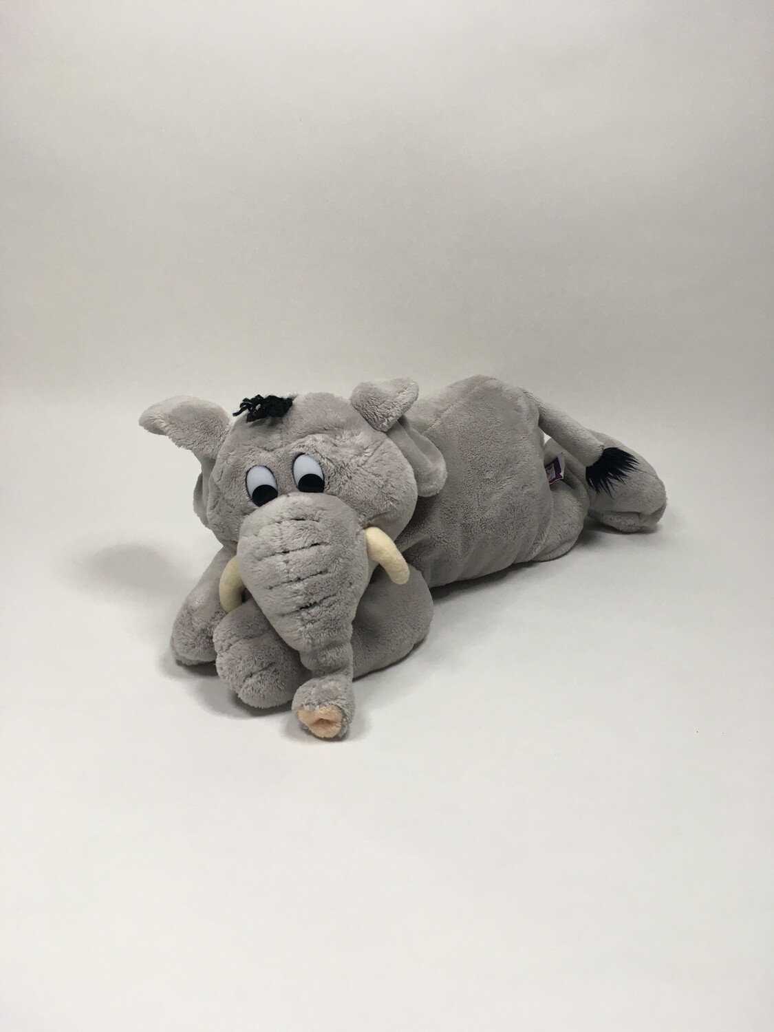 Elefant Kuschelwuschel liegend 48cm selten