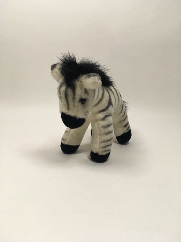 Zebra Wally Plush stehend 22cm stehend