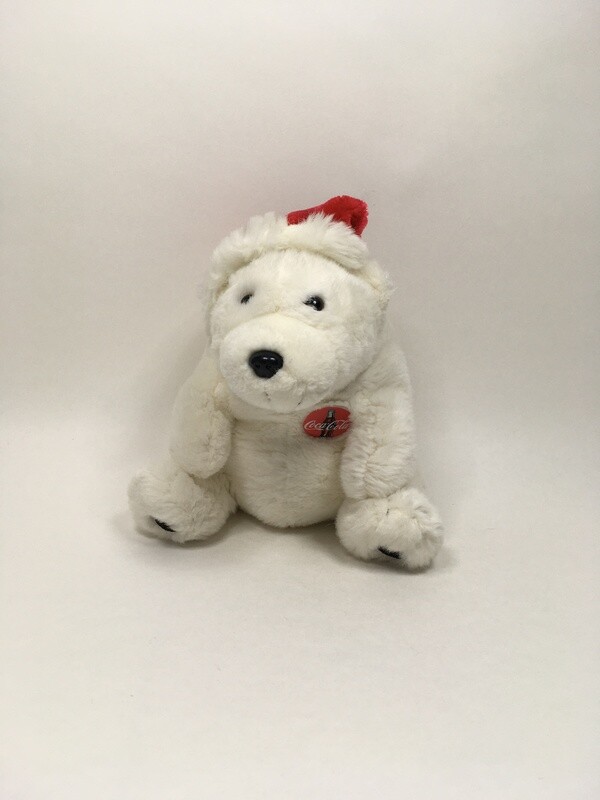 Eisbär Coca Cola sitzend 28cm selten