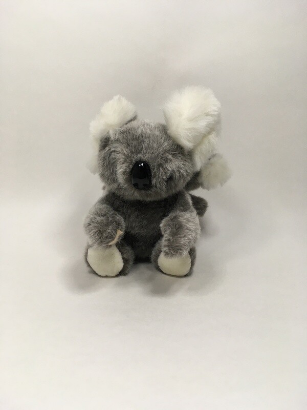 Koala mit Baby sitzend 23cm selten