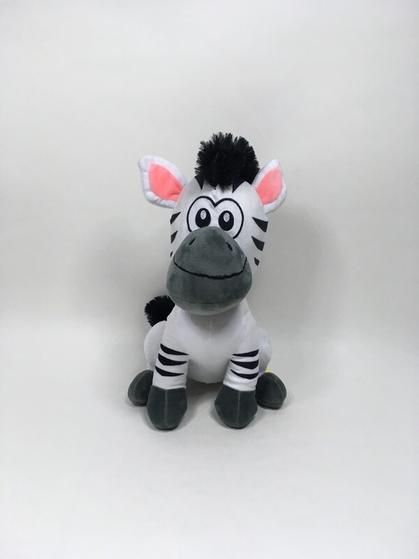 Zebra Bananas sitzend 40cm stehend