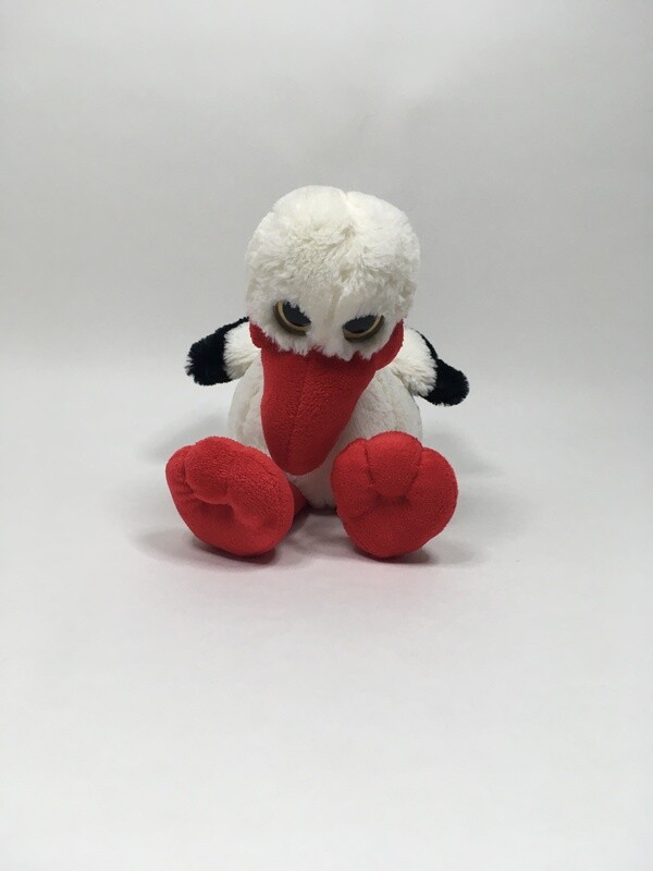 Storch Morgenroth stehend 35cm selten