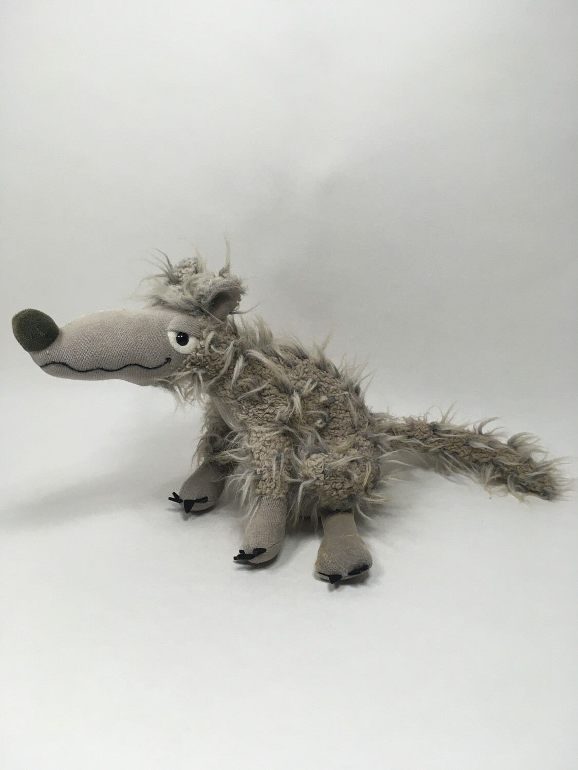 Wolf Sigikid sitzend 35cm selten