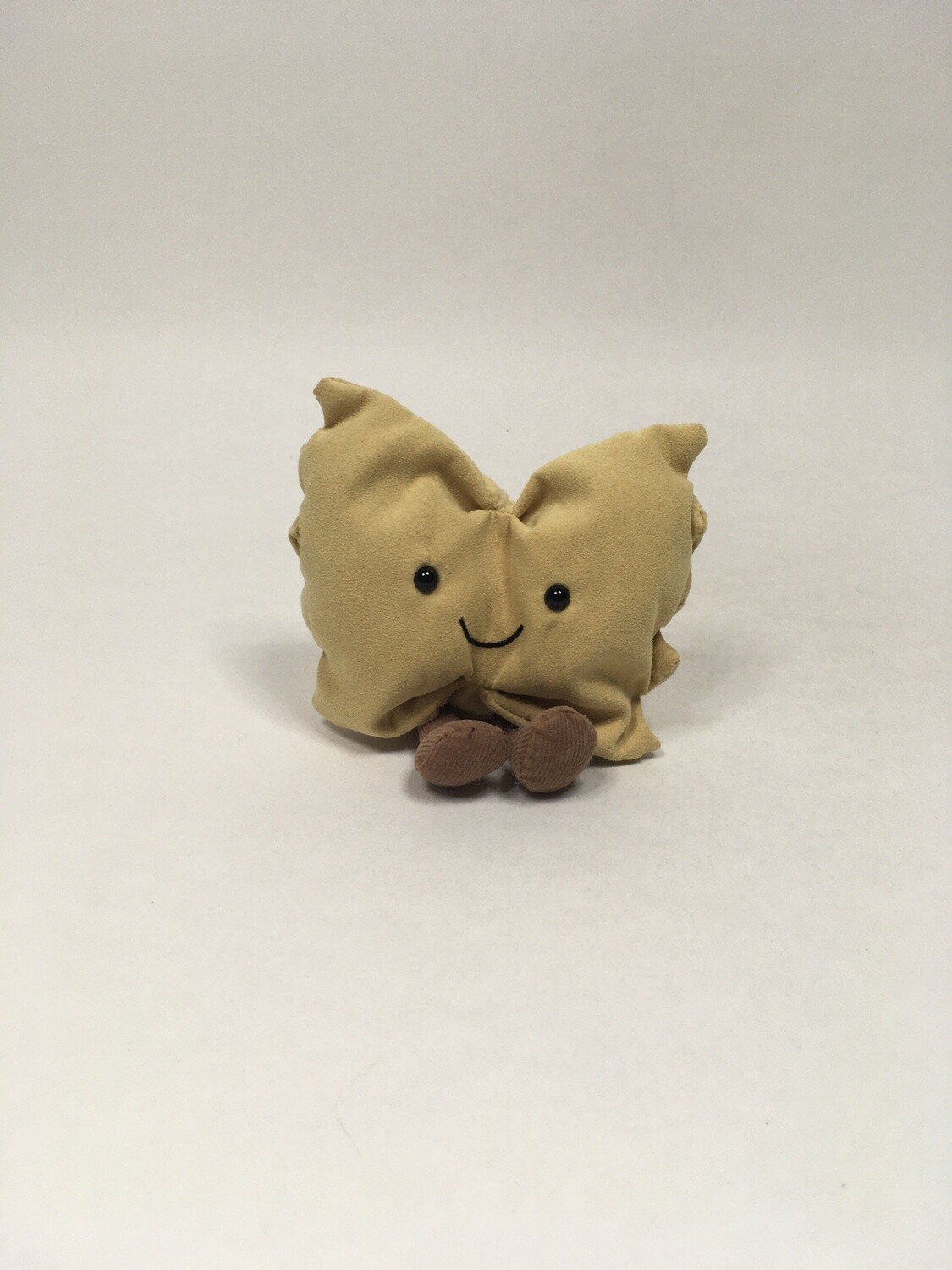 Puppe Nudel Maultasche Pierogi Jellycat stehend 13cm selten