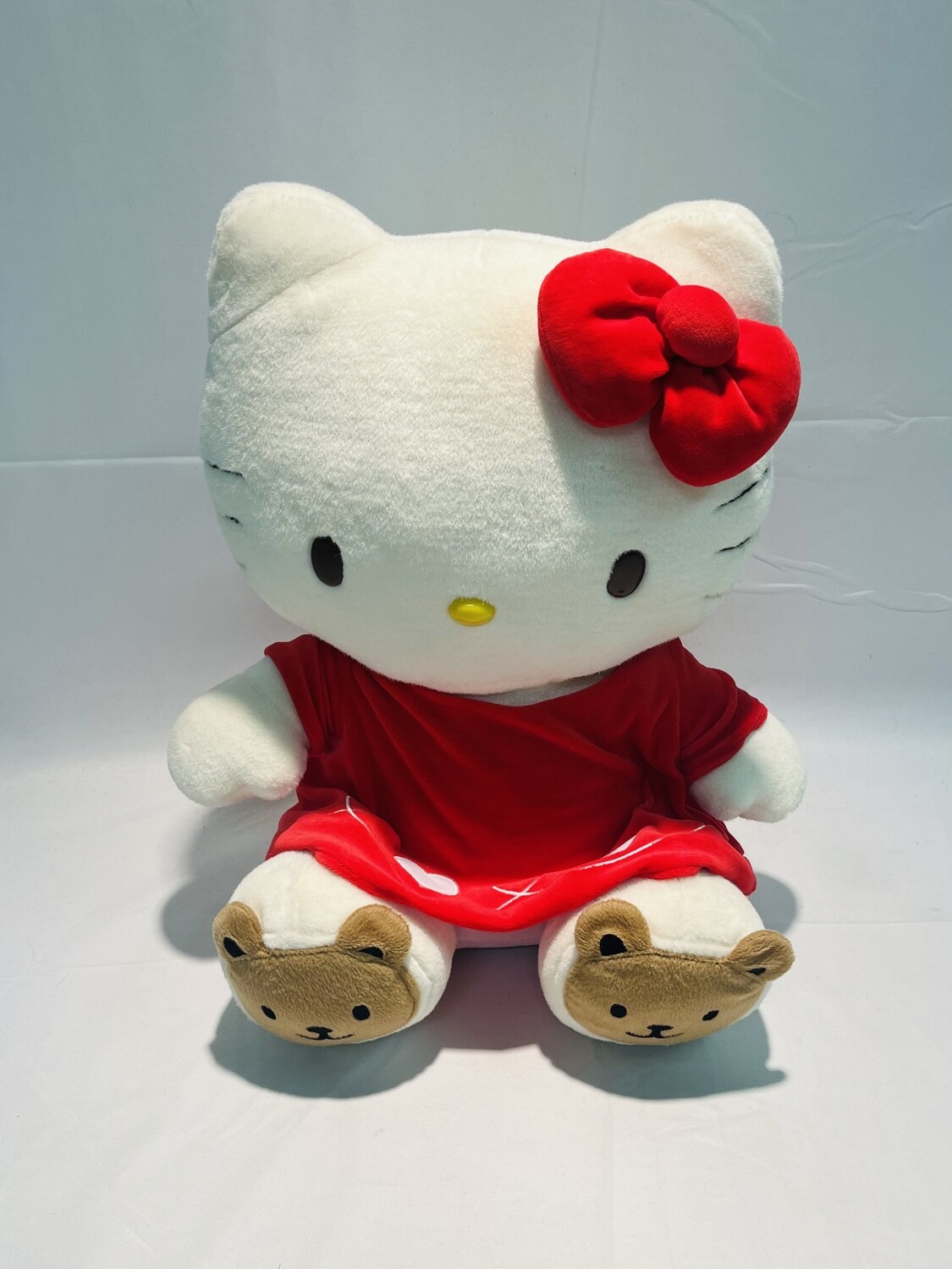 XXL Hello Kitty Katze Sanrio sitzend 50 cm 1,2 kg Sammlerstück