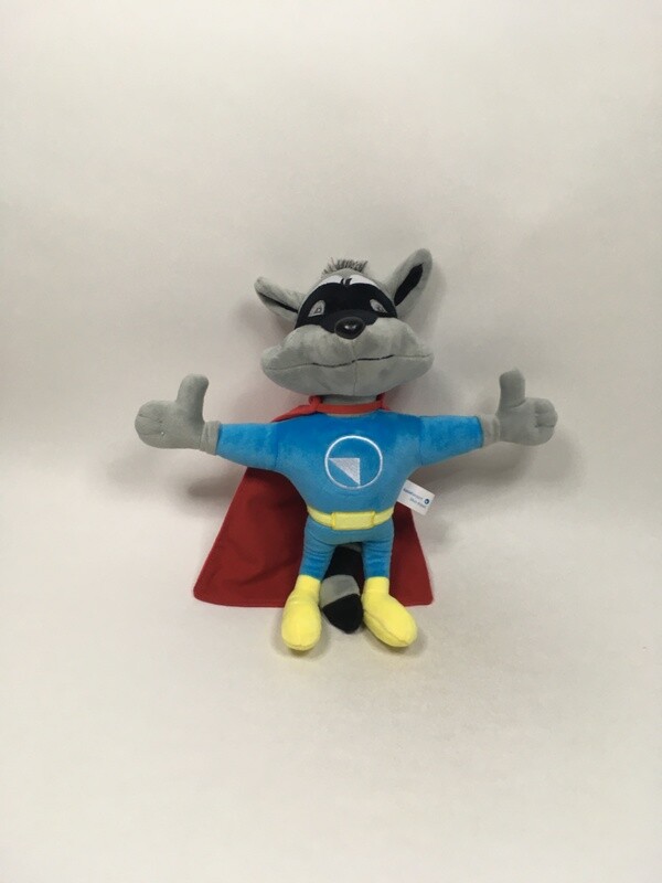 Waschbär Wortmann stehend 30cm selten