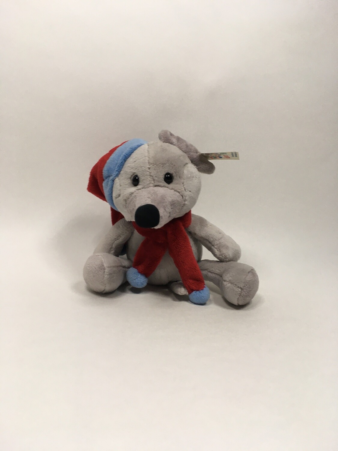 Maus Bob der Bär stehend 30cm selten mit Etikett