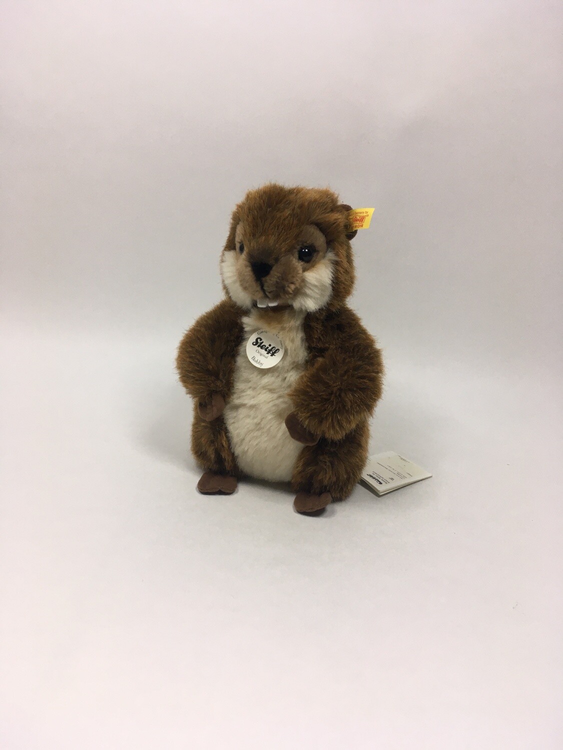 Steiff Biber 071652 stehend 25cm selten Neuwertig mit Etikett