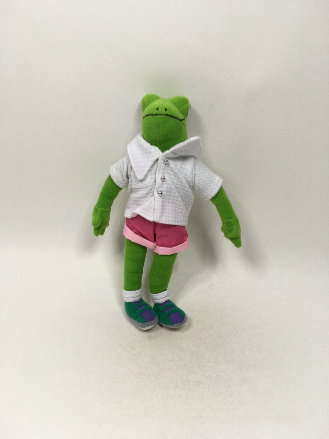 Lurchi und seine Freunde Frosch Hopps stehend 22cm selten