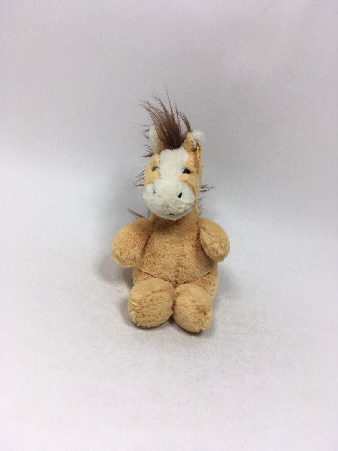 Steiff Pferd 073441 sitzend 18cm selten