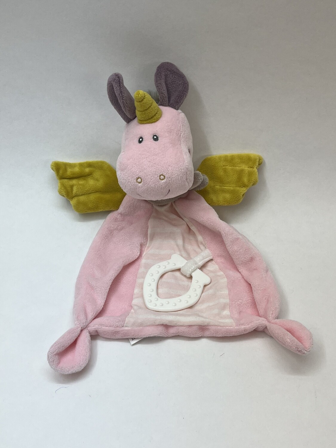 Schnuffeltuch / Schmusetuch Einhorn Topomini liegend 34cm