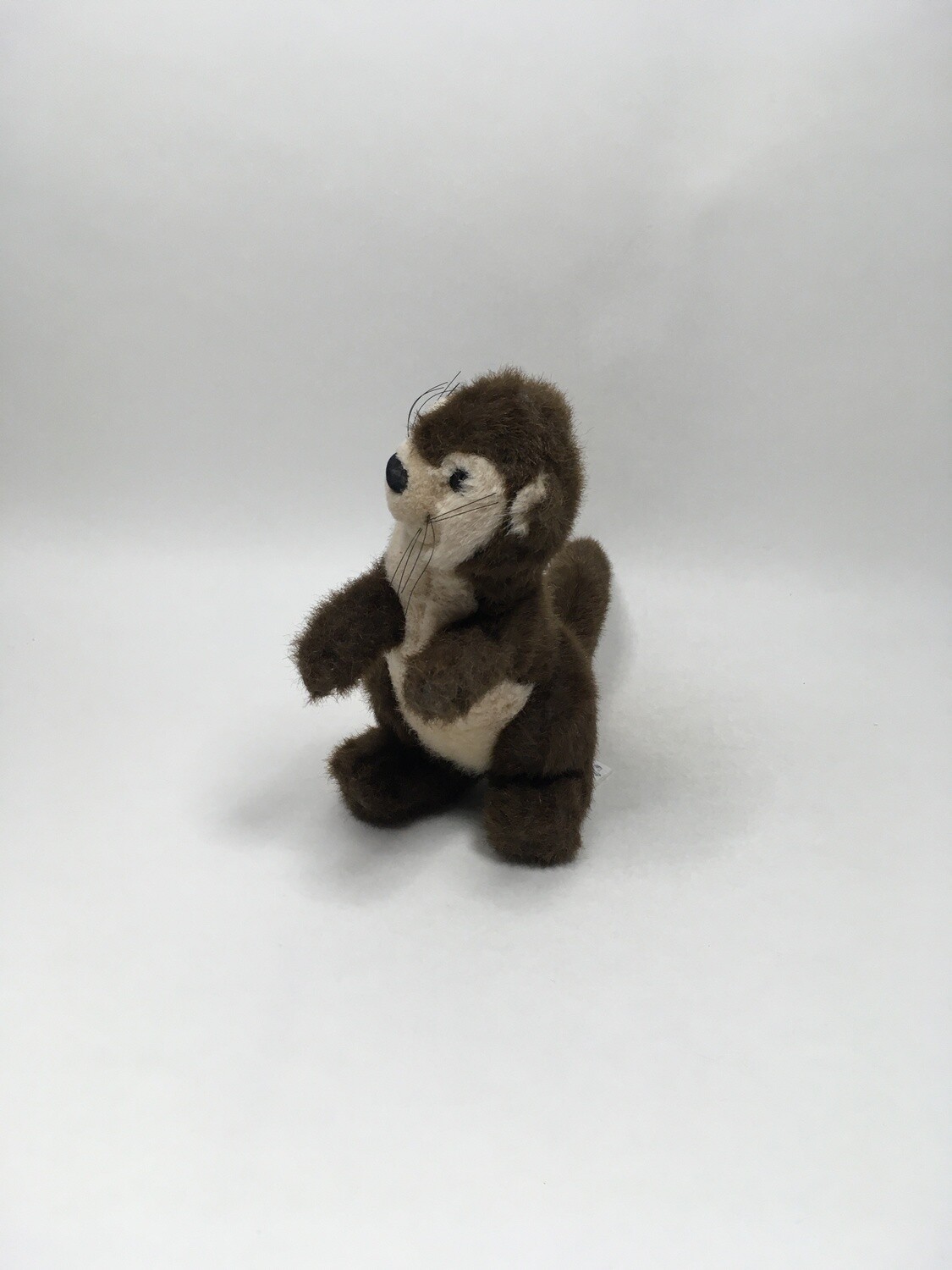 Frettchen Otter Marder Iltis stehend 25cm Vintage Rarität ( beliebt )