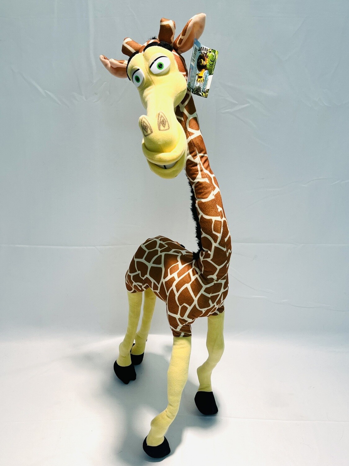 XXL Giraffe Melman Madagaskar stehend 75cm 0,5kg Sammlerstück Neuwertig mit Etikett