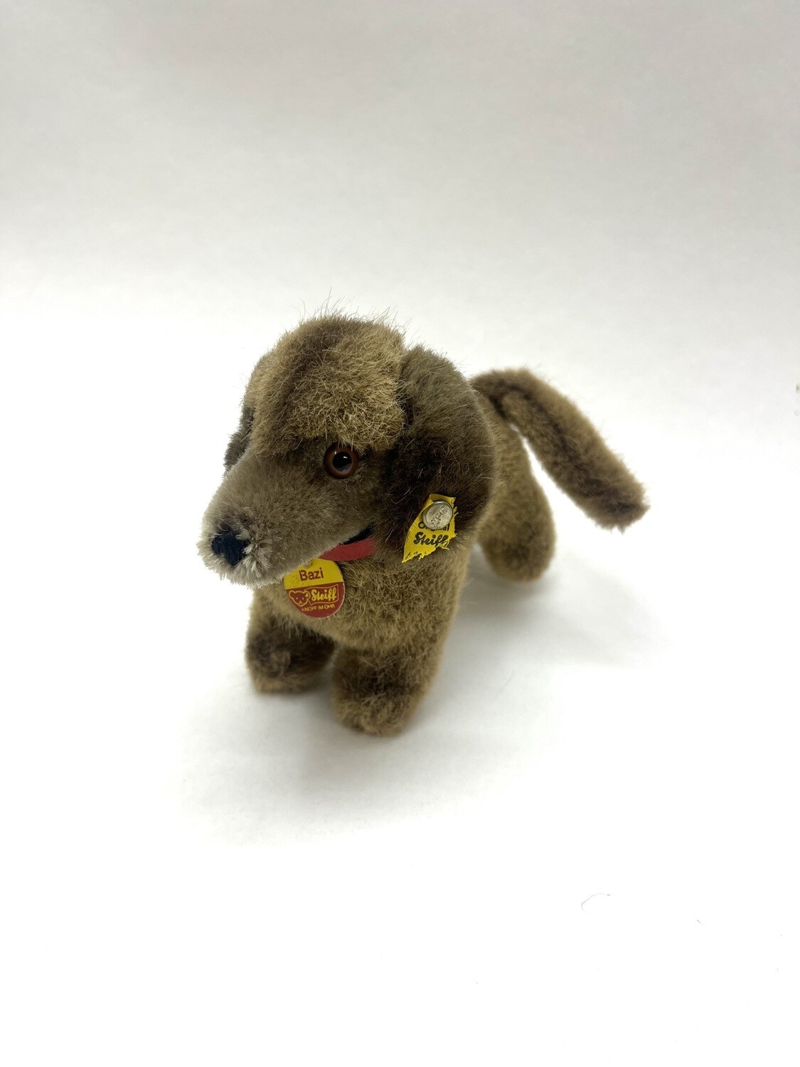 Steiff Hund Dackel Bazi stehend 18cm Sammlerstück