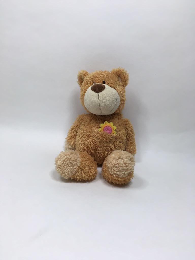 Nici Teddy Honigbär mit Blume stehend 35cm Sammlerstück