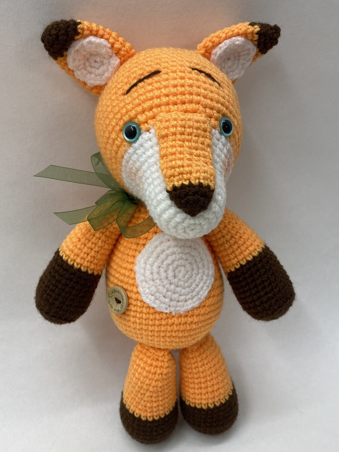 Fuchs Handmade with Love stehend 33cm Sammlerstück