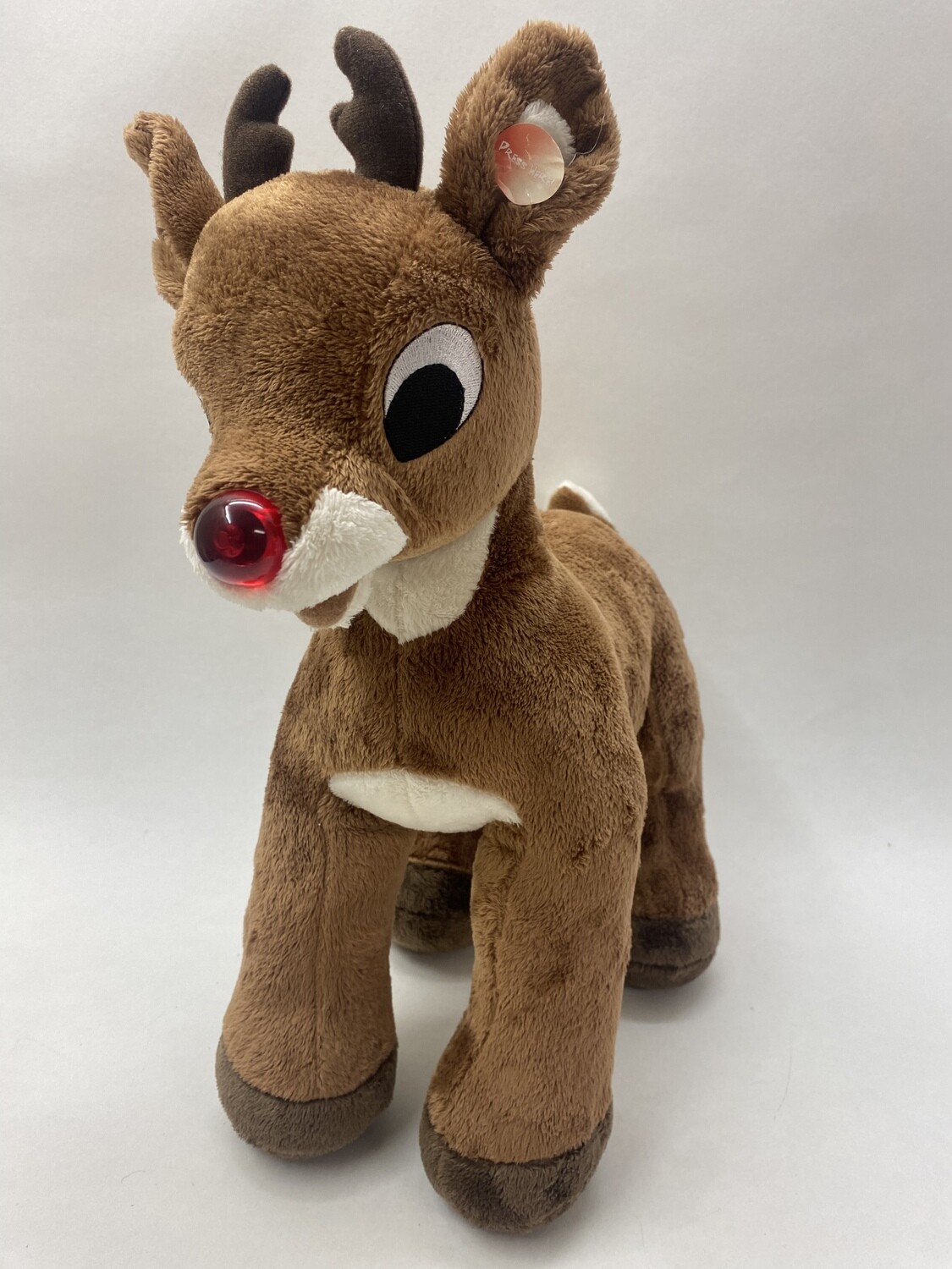 Rudolph Rentier Rudolph the Red-Nose Reindeer Build a Bear mit Batterie und Funktion stehend 43cm Sammlerstück