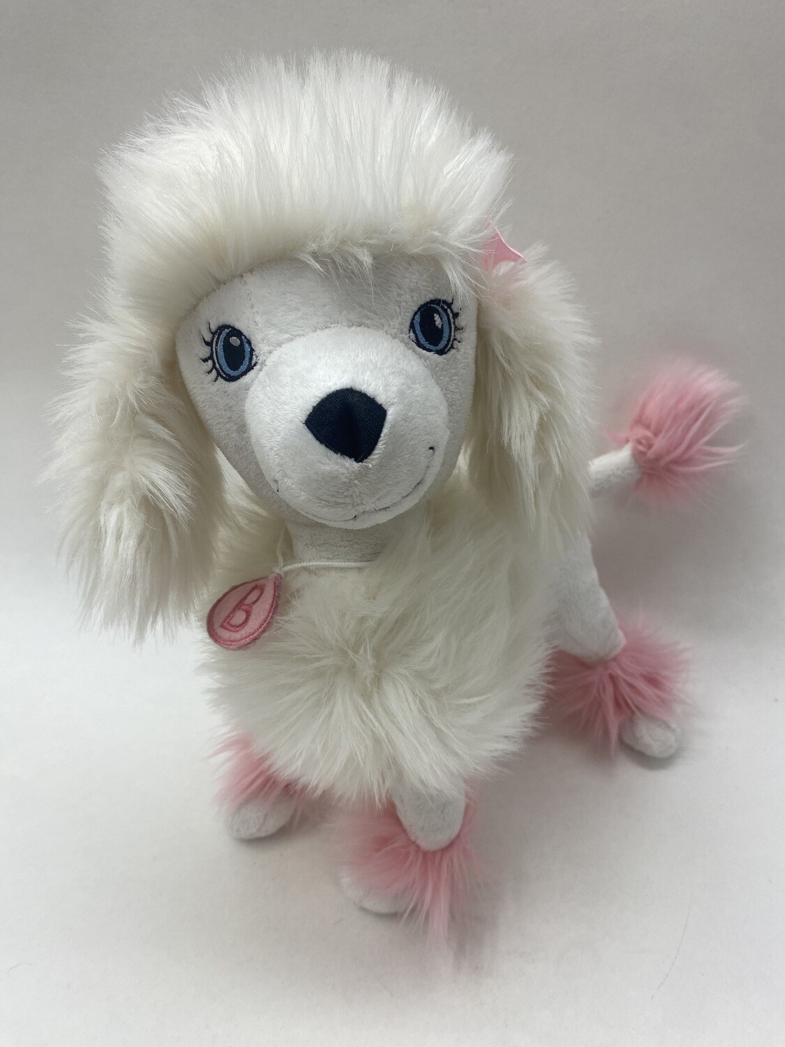 Hund Pudel Sequin Barbie stehend 35cm sehr selten