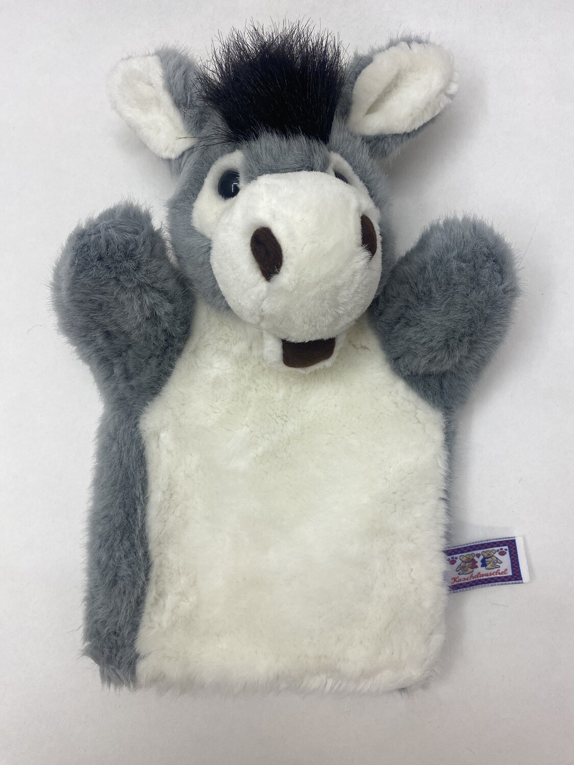 Esel Handpuppe Kuschelwuschel stehend 36cm sehr ( beliebt )