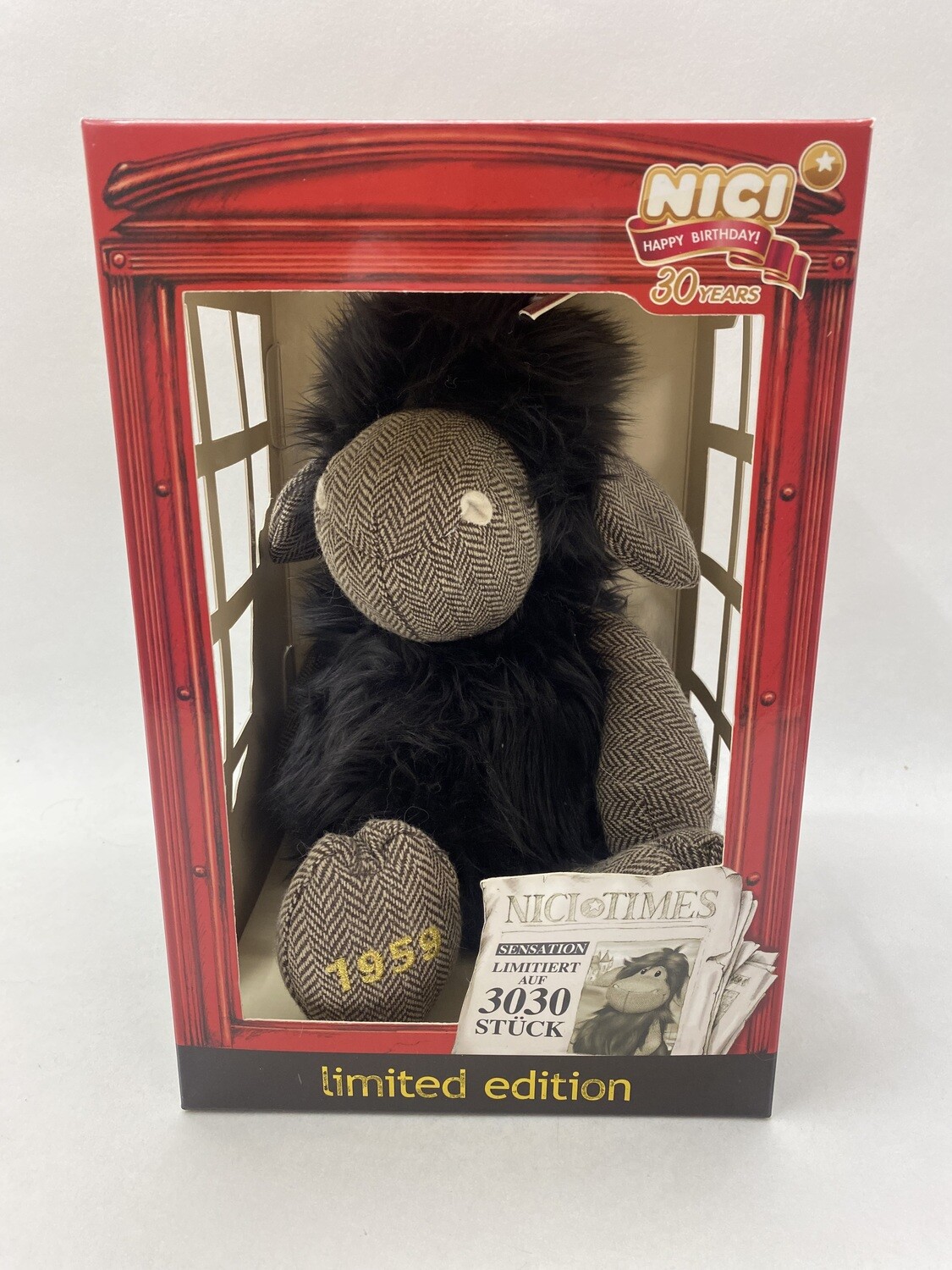 Nici Schaf Jolly Backford Limited Edition 1959/3030 stehend 35cm Mega Rarität im Originalkarton Neuwertig