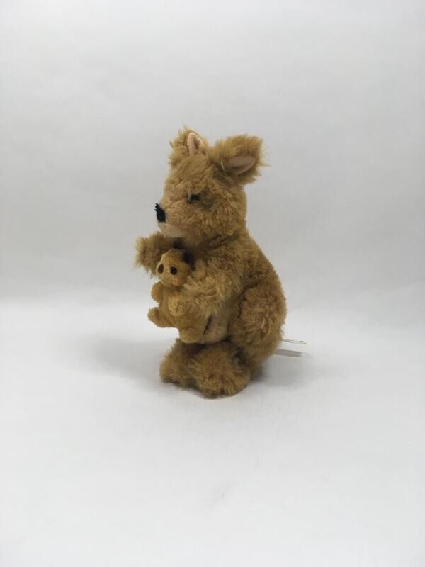 Känguru mit Baby HACH stehend 30cm Sammlerstück