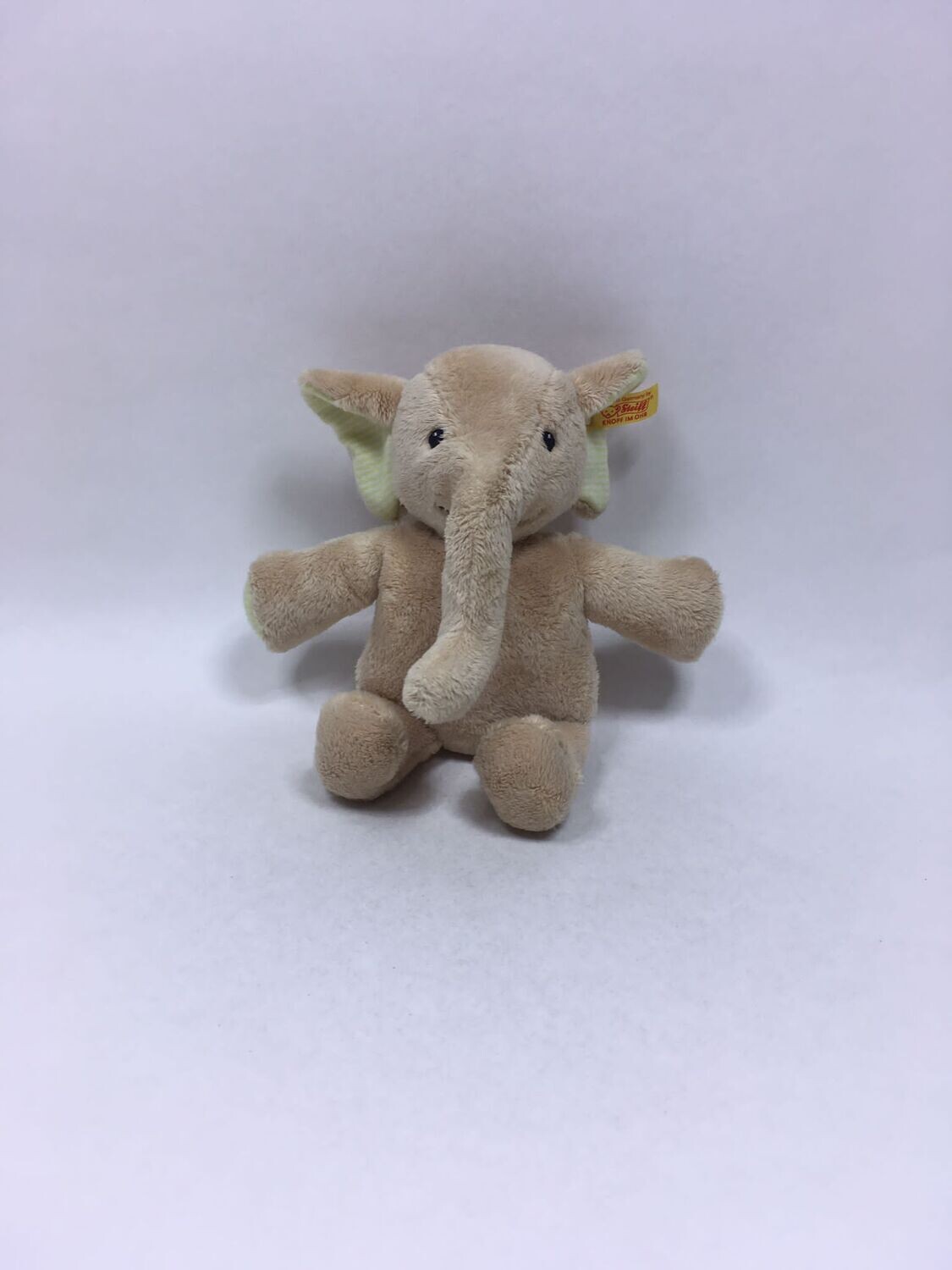 Steiff Elefant Trampili Spieluhr 237966 mit Knopf und Fahne stehend 20cm Sammlerstück
