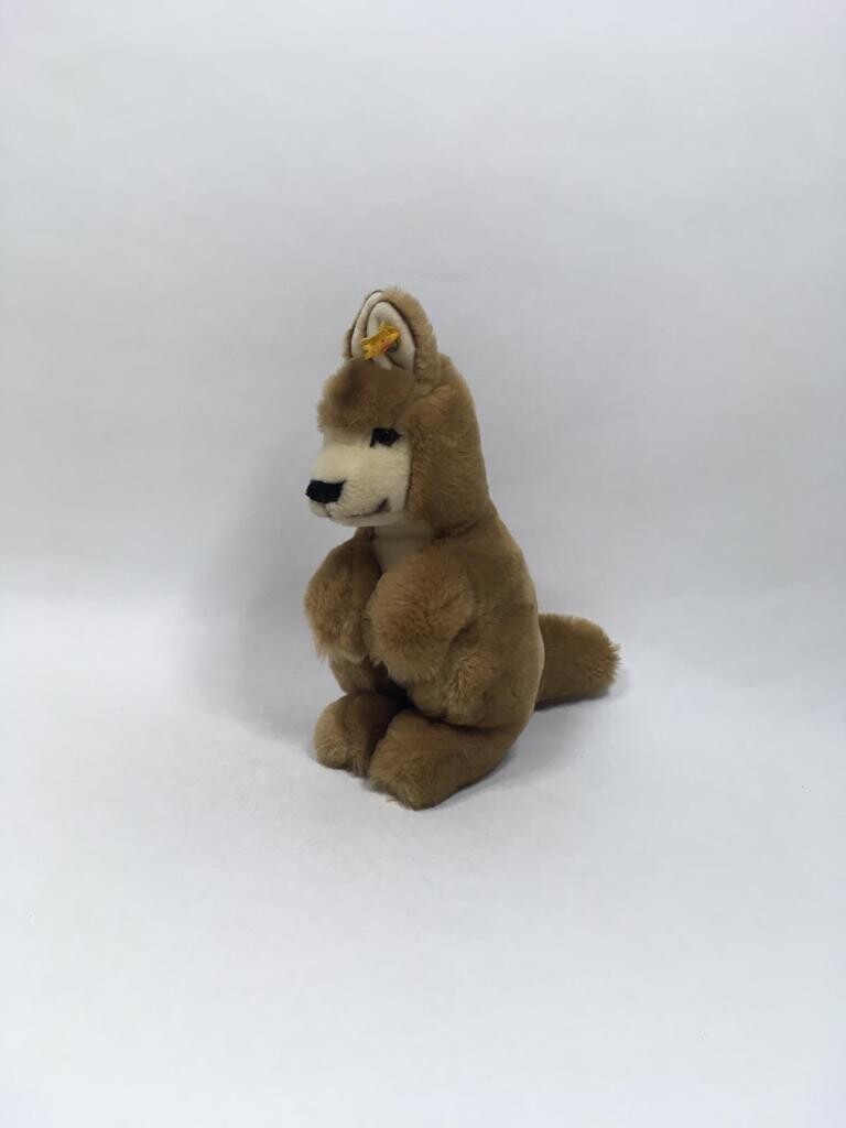Steiff Känguru Kango Baby mit Knopf stehend 23cm Sammlerstück Rarität