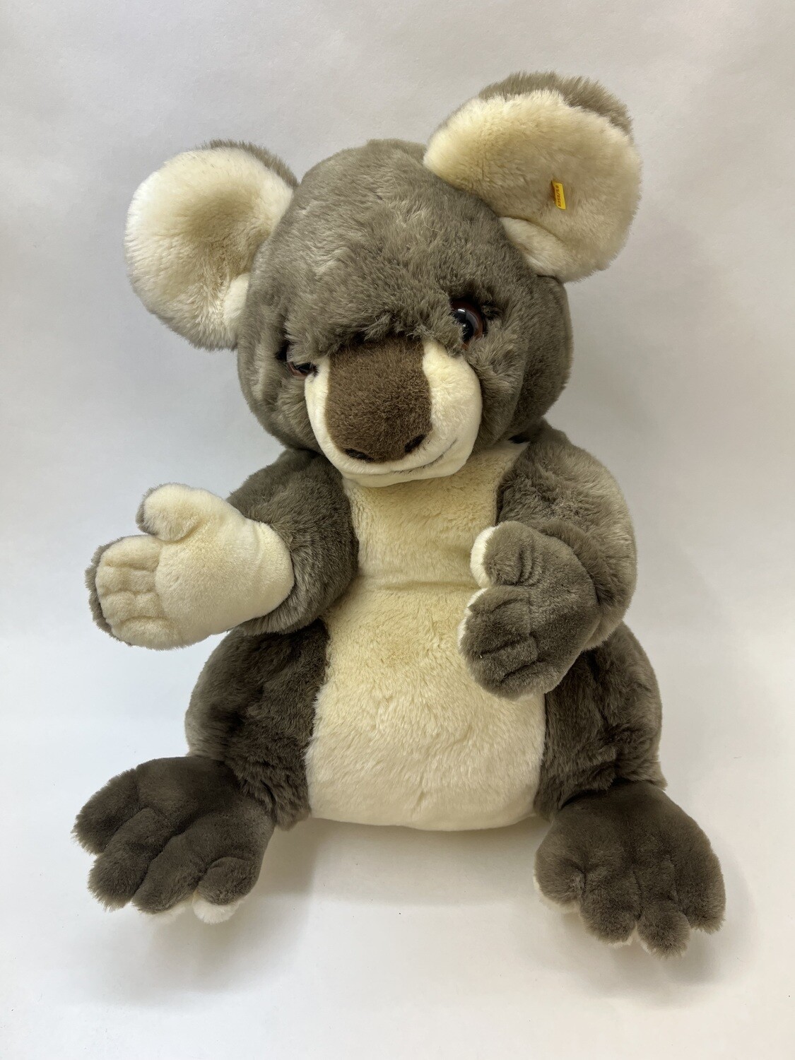 Steiff XL Koala 5358/50 mit Knopf und Fahne stehend 50cm Mega Rarität