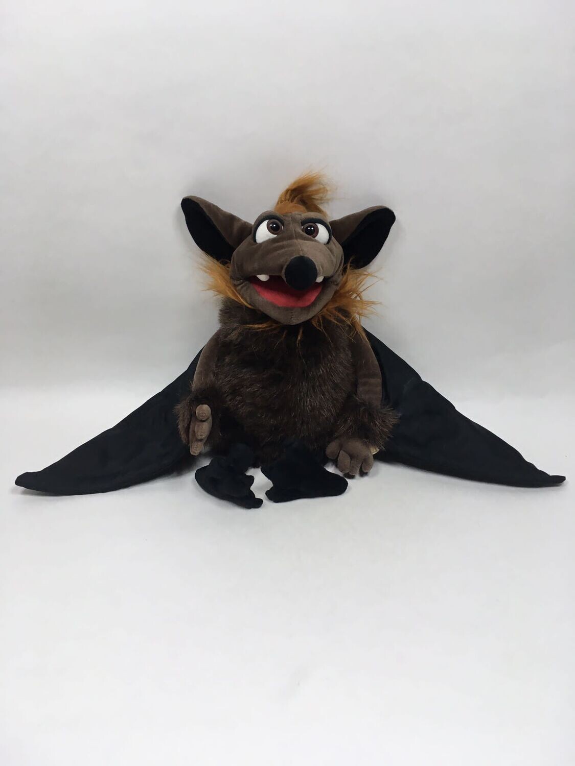 Fledermaus Handpuppe Living Puppets Gaston die Fledermaus stehend 35cm Sammlerstück