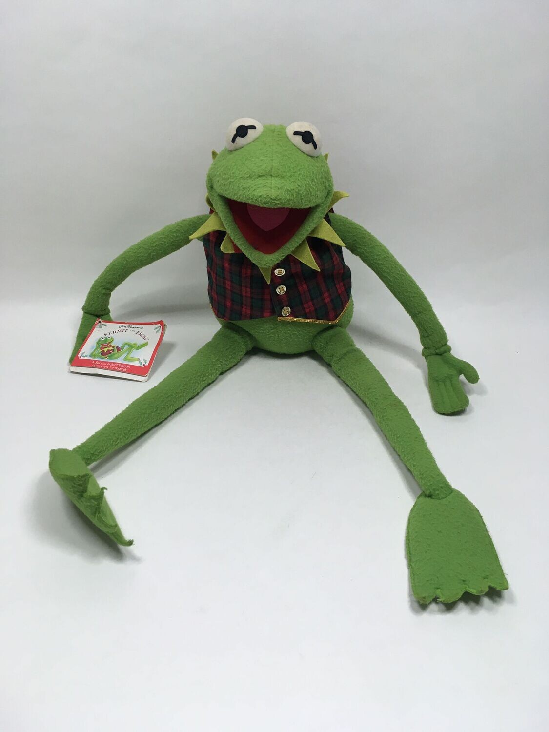 Kermit Der Frosch Jim Henson stehend 55cm Rarität mit Etikett