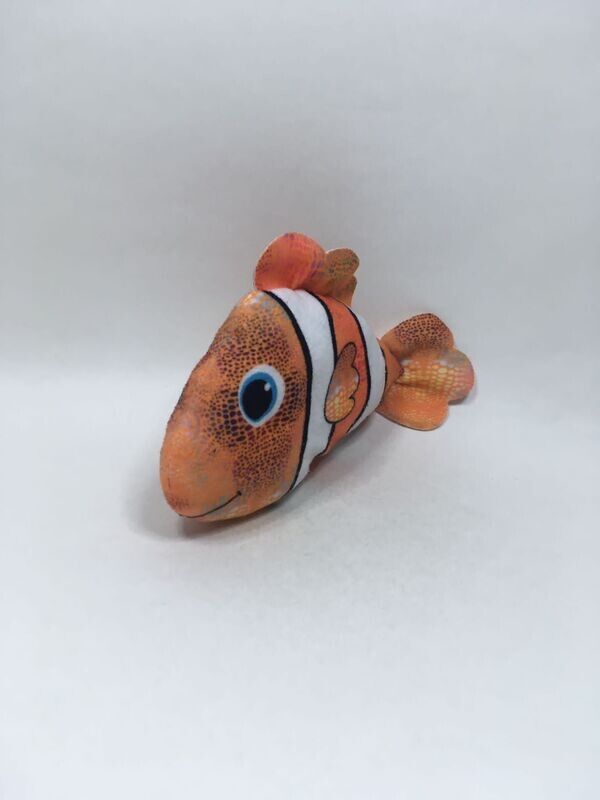 Fisch Knuffel liegend 30cm selten