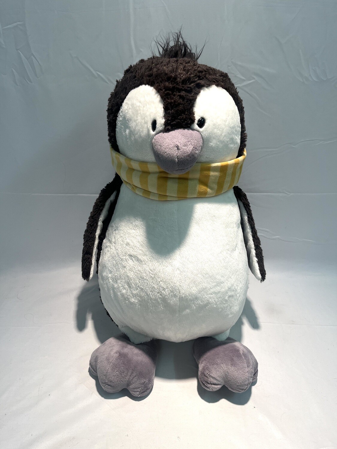XXL Nici Pinguin Jori mit Schal stehend 70cm 1,7kg Sammlerstück