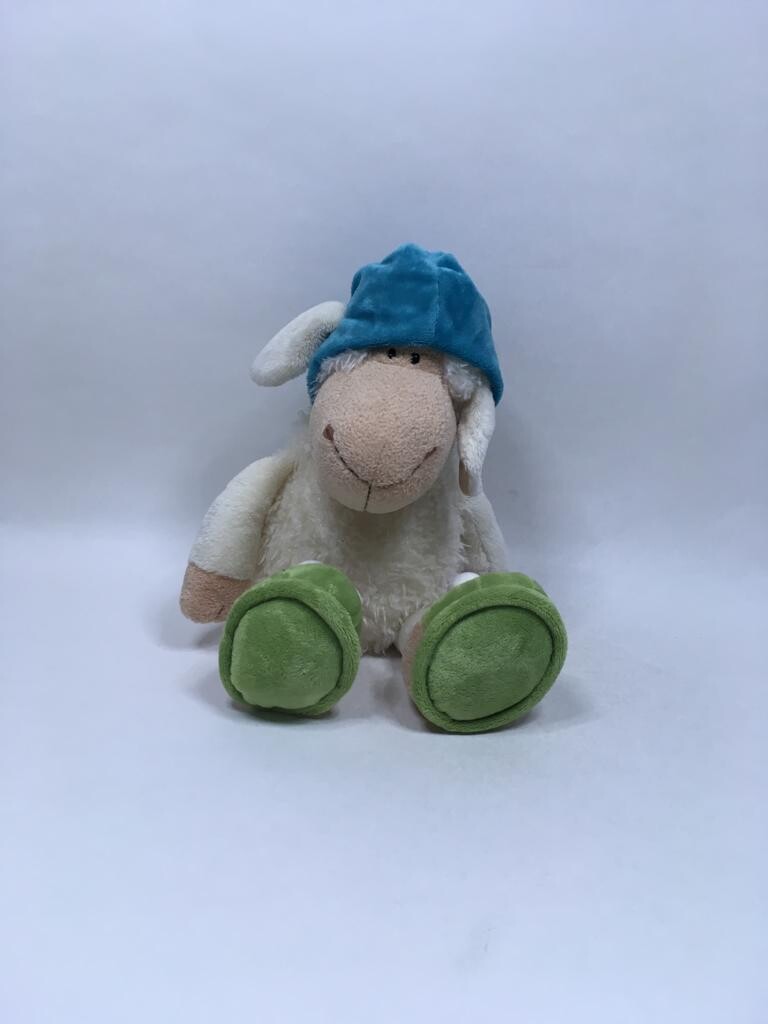 Nici Schaf Jolly Sleepy mit Mütze stehend 40cm sehr selten