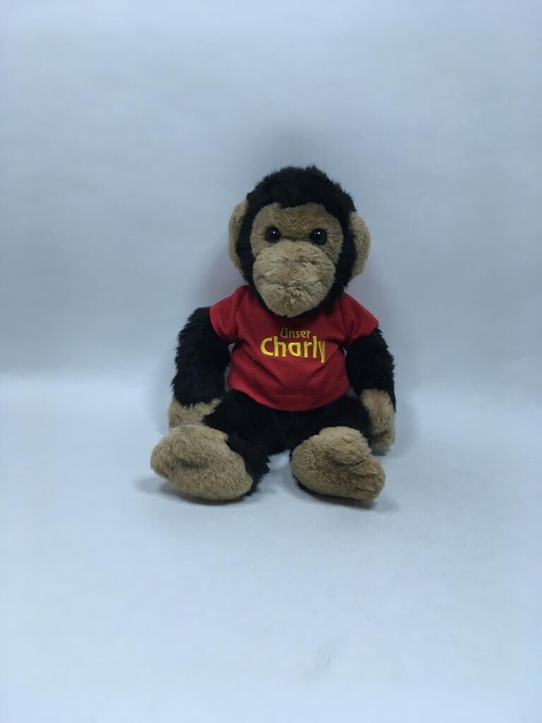 Schimpanse Unser Charly sitzend 28cm Sammlerstück ( beliebt )