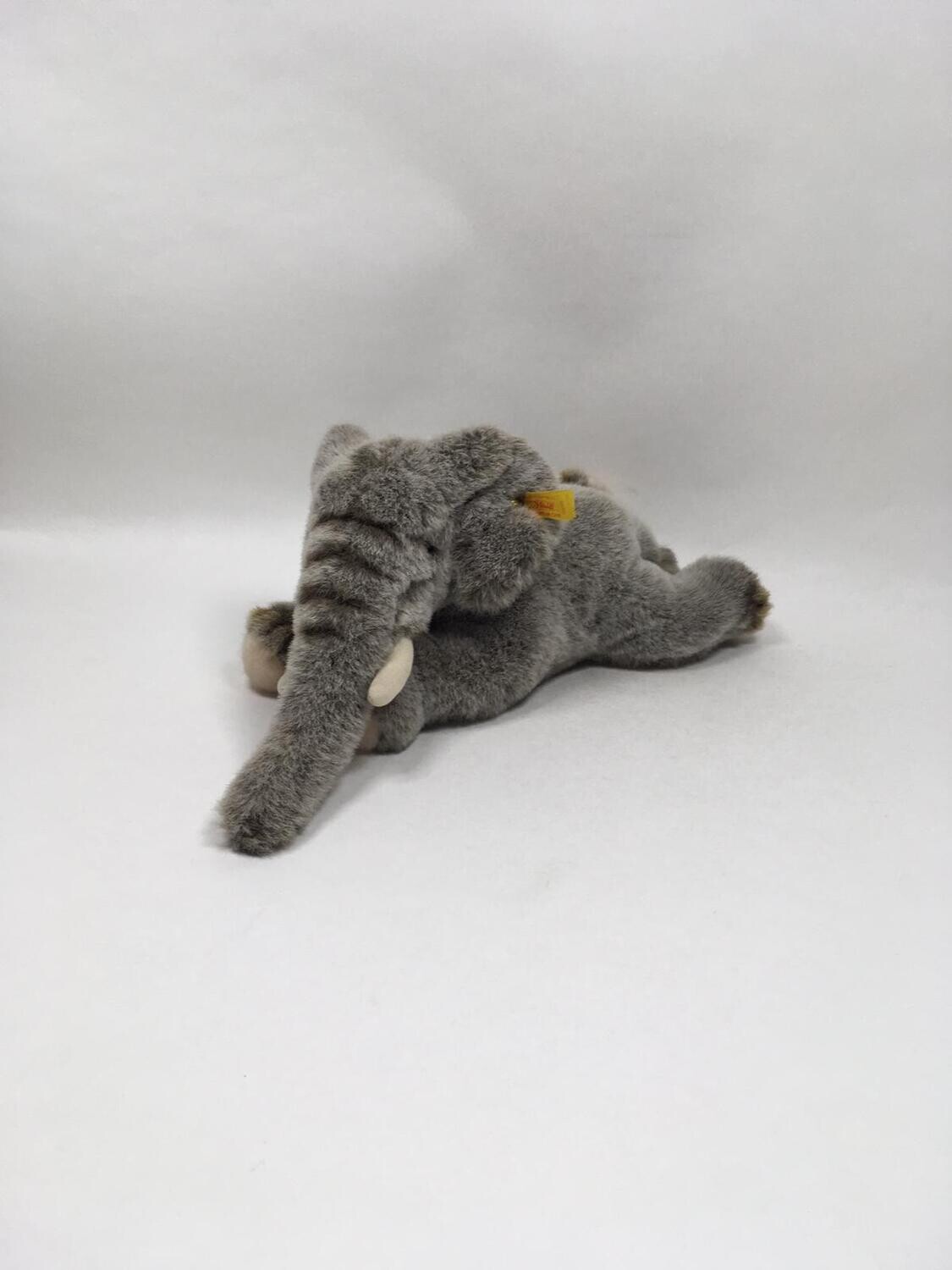 Steiff Elefant Molly 101380 mit Knopf und Fahne liegend 40cm Mega Sammlerstück