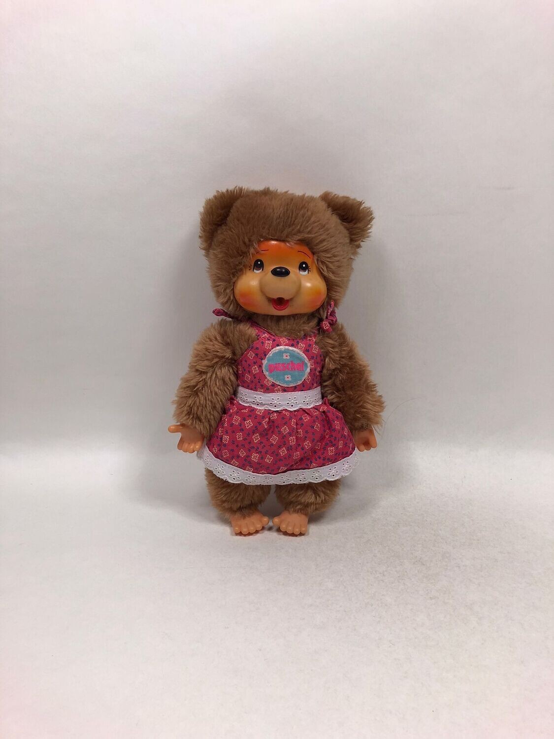 Monchhichi Puschel stehend 28cm 80er Jahre Mega Rarität