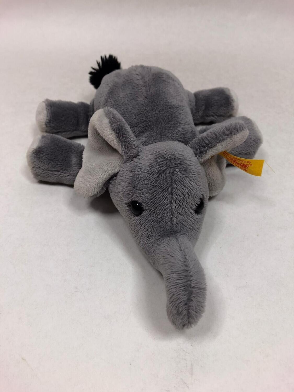 Steiff Elefant 281365 mit Knopf und Fahne liegend 20cm Mega selten