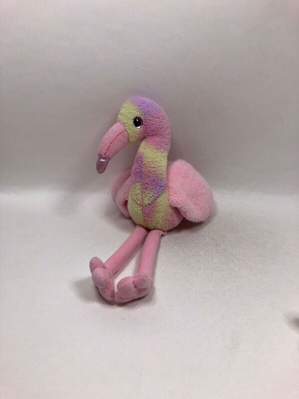 Flamingo Knuffel stehend 45cm selten