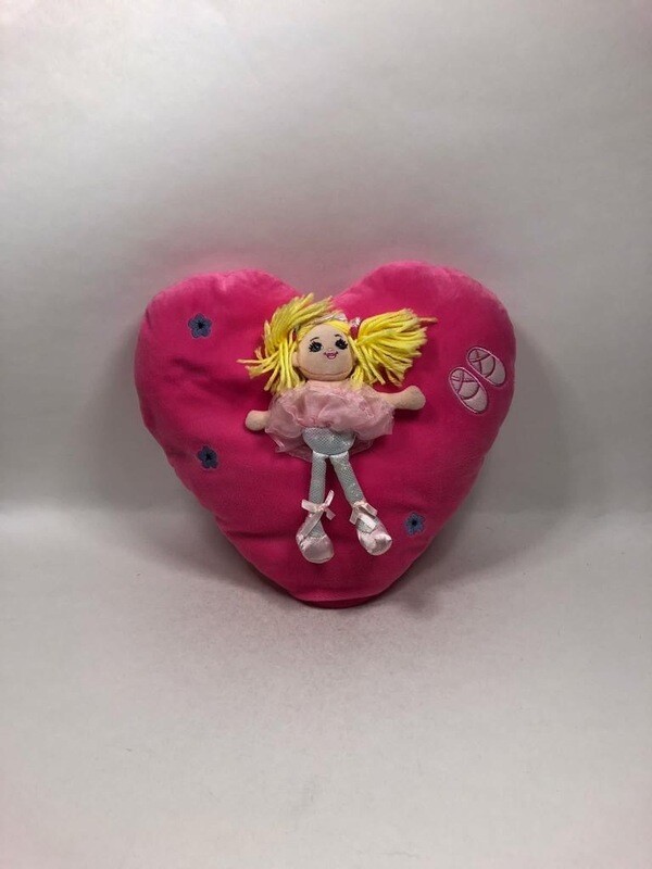 Deko Kissen Herz stehend 36*36cm sehr selten