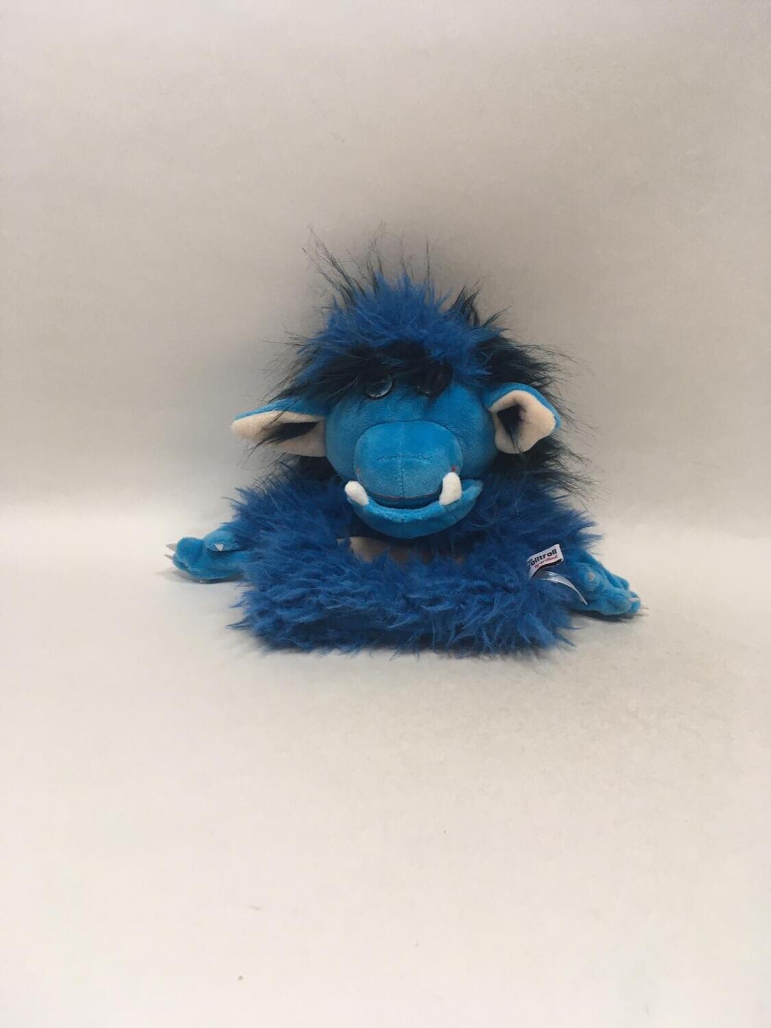 Monster Handpuppe Grolltroll Die Spiegelburg stehend 28cm Rarität